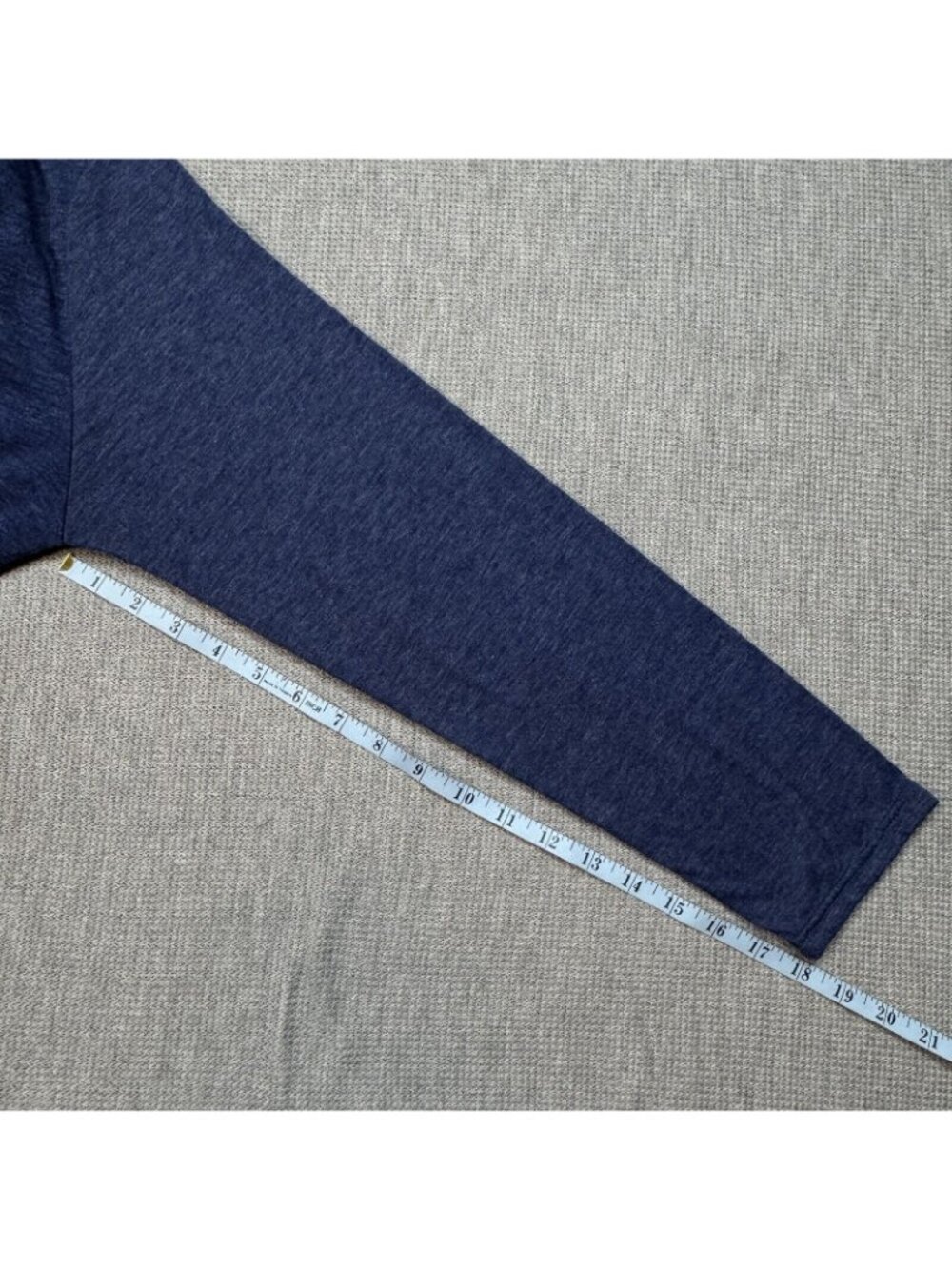Rosegal Dress Asymmetrical Size 4X 22 Blue Heather Lace Trim Hem Long Sleeve - Picture 15 of 15